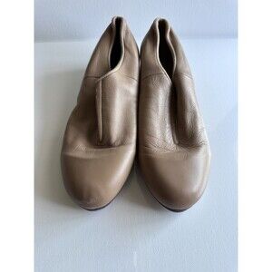 Bloch Leather Tap Shoes Womens 8.5 Split Sole Jazz Dance Brown Slip On